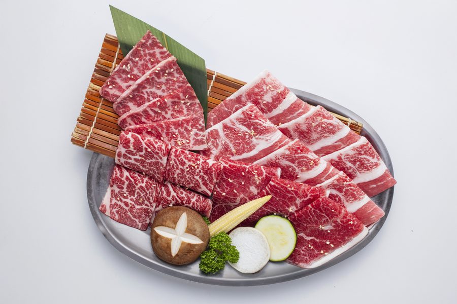 全牛四品盛｜特選牛小排、板腱牛、翼板牛、後腹牛